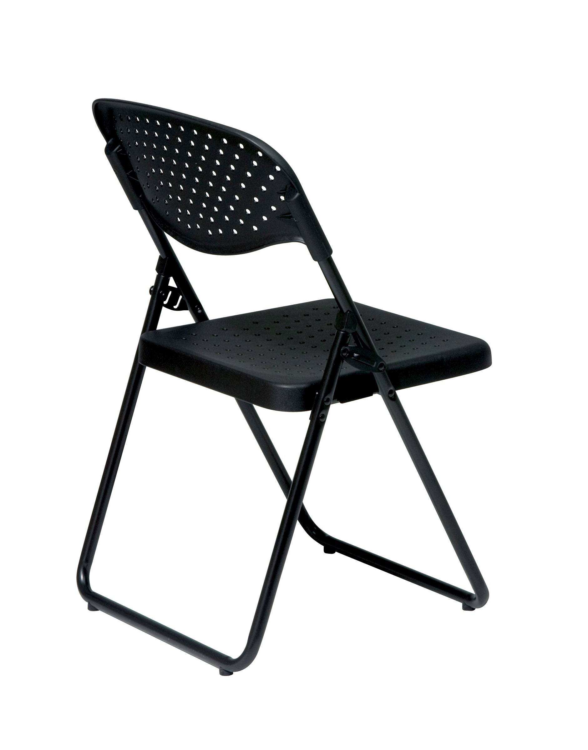 Folding Chair with Plastic Seat and Back